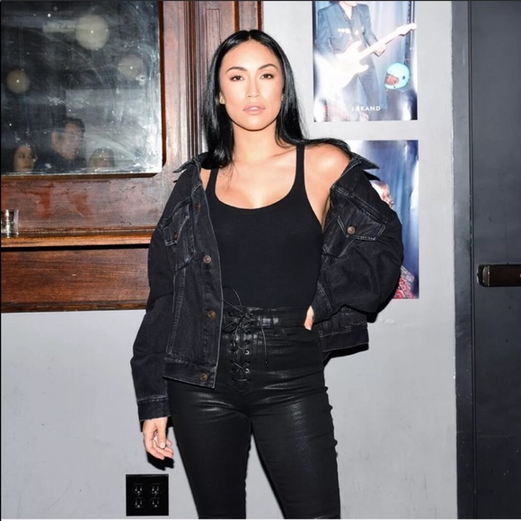 J BRAND X STEPH SHEP HIGH-RISE LACED COATED JEAN - Picture 10 of 16